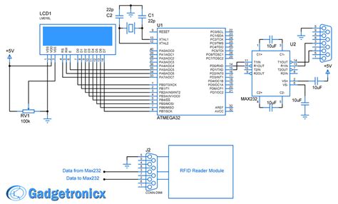 How to interface RFID with AVR ATmega32 microcontroller